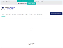 Tablet Screenshot of merritthw.com